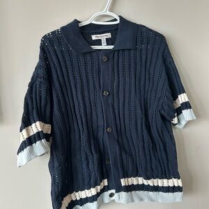 Urban Outfitters Navy Knit Sweater